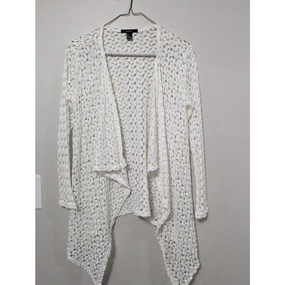 Women's Forever 21 lacey swing cardigan size S - Picture 1 of 4